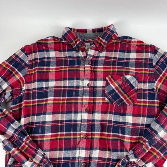Weatherproof Vintage Button Up Shirt Mens Large Red Plaid - Picture 4 of 9